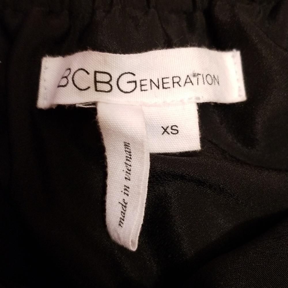 Bcbgeneration Strapless Low High Black Sheer P136 - image 5